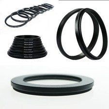 RISE UK 49mm-49mm 49-49 mm 49 to 49 Extend ring Filter Adapter black metal