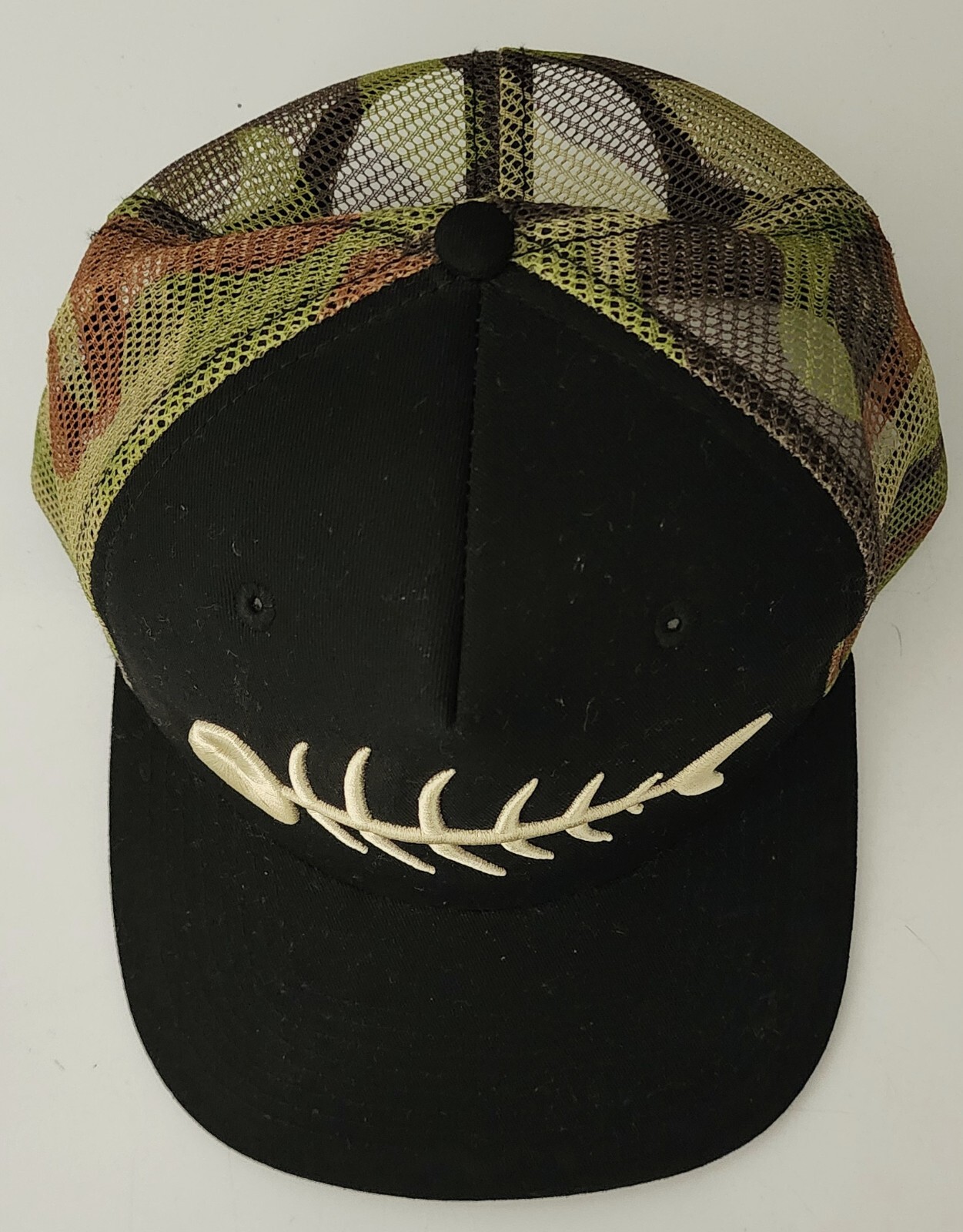Double Portion Supply Hat Fish Skeleton SnapBack … - image 3