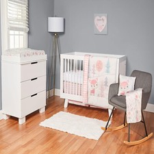 Fisher-Price Woodland Wonders 4-Piece Nursery Bedding Set