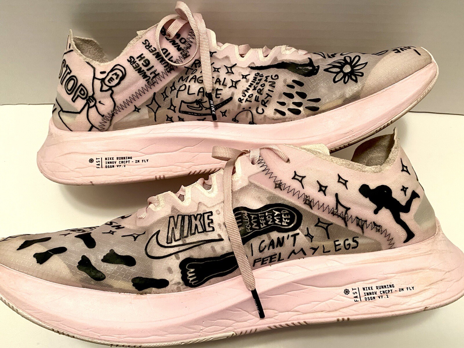 nike zoom fly sp nathan bell on feet