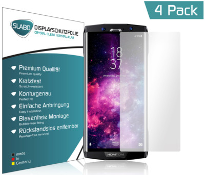 Slabo Displayschutzfolie für HOMTOM HT70 (4er Set) KLAR ''Crystal Clear''
