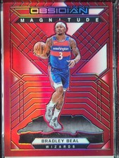 Bradley Beal 2021 Obsidian #37 Magnitude Red Flood