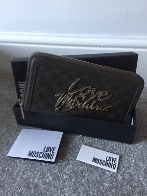 love moschino grey purse