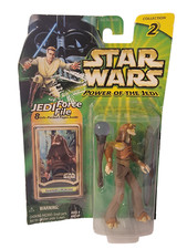 Star Wars Power Of the Jedi GUNGAN WARRIOR Figure 2000 Hasbro