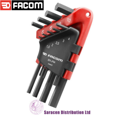 Facom 9-teiliges metrisches Sechskantschlüssel-Set, 1,5 - 10 mm - 82H.JP9A