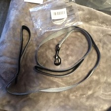 Joytale Dog Leash Double Handles Steel Gray 5ft Pitbull Strong NEW Reflective