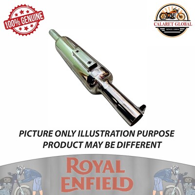 Royal enfield genuine silencer assy for bullet 350 bullet x 350 576623/A