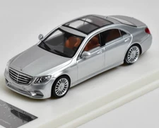 ZD Fine 1:64 Silver S65 AMG W222 Sedan Sports Model Diecast Metal Car BN