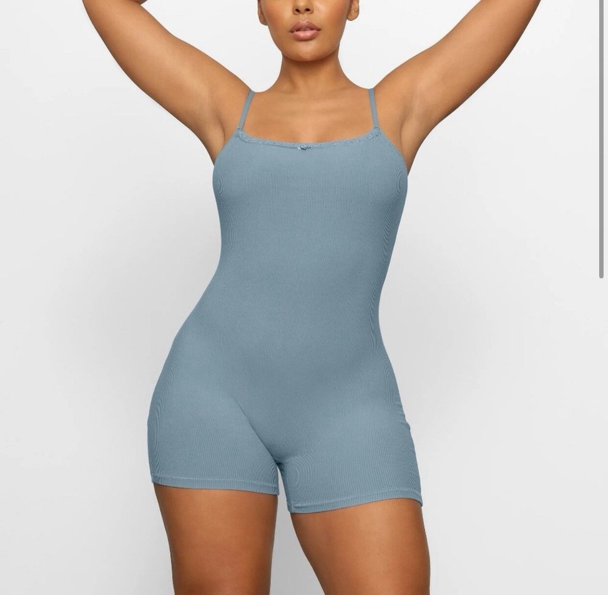 New with Tags Skims Soft Lounge Lace Bodysuit in Arctic Size