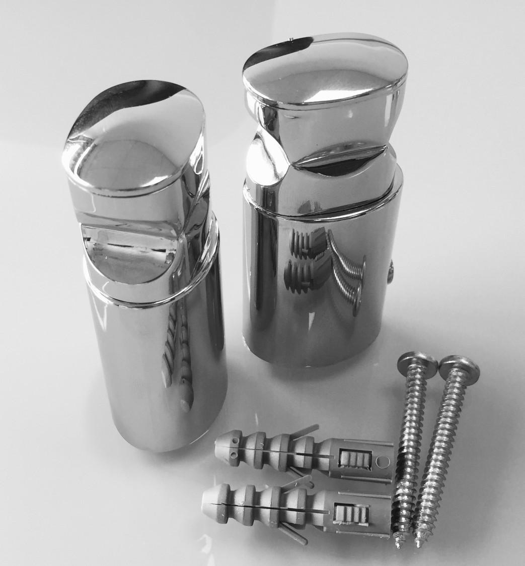 UNIVERSAL Brackets Fixings Chrome Heated Towel Rail Radiators Replacement  Spare | eBay