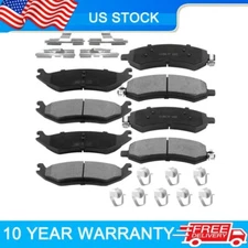 8pcs Front Rear Ceramic Brake Pads for Dodge Durango Chrysler Aspen 5 LUG E19