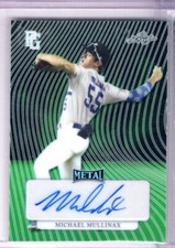 2023 Leaf Perfect Game Metal Michael Mullinax Green Prismatic Auto RC /15