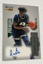 Neemias Queta, 2022 Wild Card RC White MB-A  AUTO 98/150 UTAH, Boston Celtics