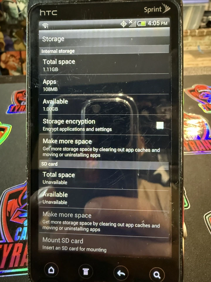 Smartphone HTC EVO 3D / PG86100 - Negro y Rojo (Sprint) Android Muy Raro Foto 4 de 4