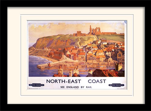 Yorkshire Tourism Art Posters Framed Prints 78 Different York Scarborough Dales - Picture 34 of 90