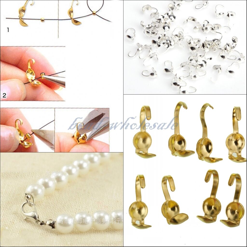 100 Pcs Gold Plated Crimp Cover For Jewelry Making at Rs 180.00, गोल  ट्यूब, राउंड ट्यूब - Madeinindia Beads, Varanasi