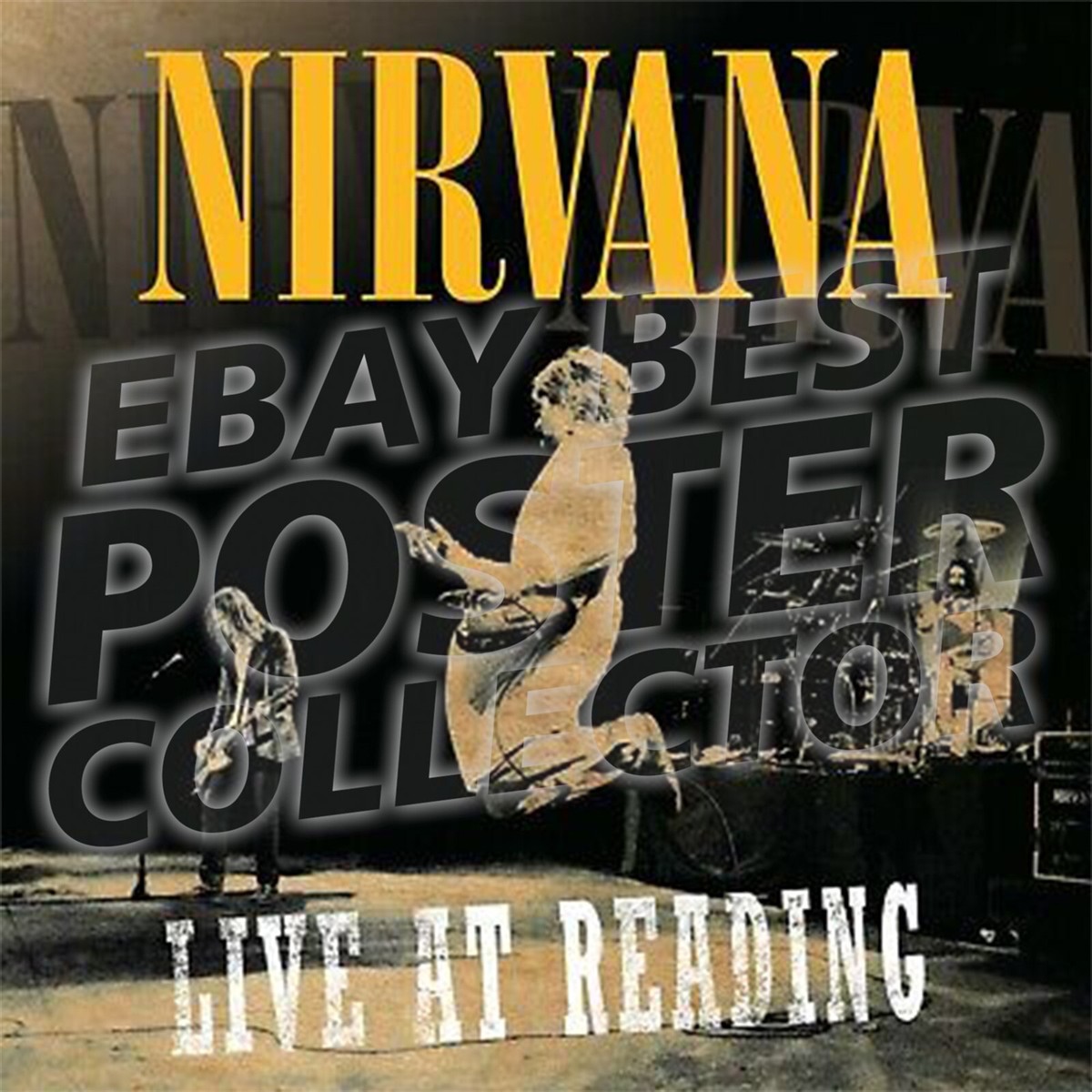 Nirvana Live At Reading Banner Album Cover Poster - コレクション Nirvana Live At Reading Banner Album Cover Poster - コレクション