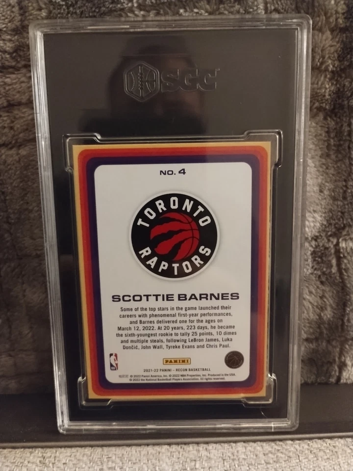 2021 Panini Recon Scottie Barnes Rookie Recon SGC 9.5 RC Rookie  - Image 2 of 2