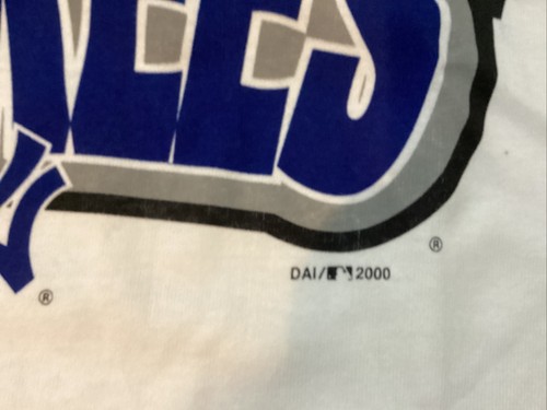 Vintage 2000 New York Yankees World Series Champion XL Subway Series NWT - Picture 5 of 7