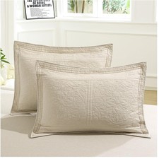 100 Cotton Floral Pillow Shams, Set of 2