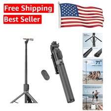 Portable 71  Phone  Camera Tripod - Lightweight, Compact with 360  Rotation