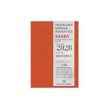 Traveler's Company TRAVELER'S notebook 2026 Monthly (Passport Size)