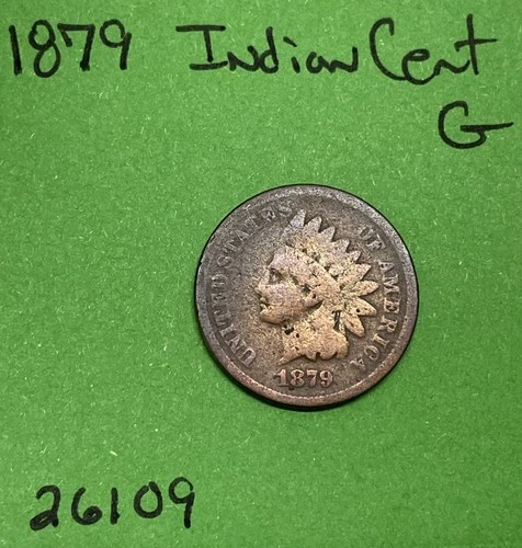1879 Indian Head Cent / Penny 1c Good