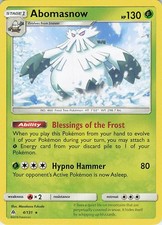 Abomasnow Rare SM - Forbidden Light 4/131 NM