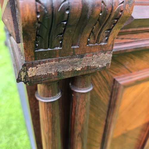Antique Mahogany French Carved King Size Bed Frame - Picture 12 of 24