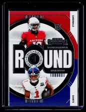 2024 Panini Contenders #2 Malik Nabers / Marvin Harrison Jr. Round Numbers