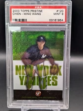 2003 Topps Pristine #120 Chien Ming Wang Rookie RC #/1499 PSA 9 NY Yankees...
