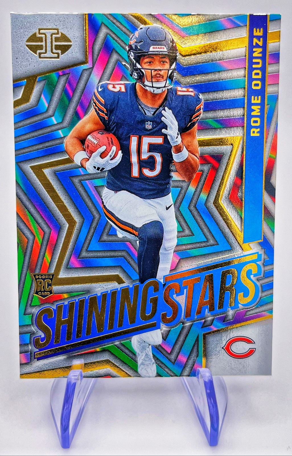 Rome Odunze Panini Illusions Shining Stars #10 Base