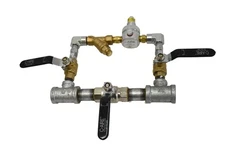 C-Aire Compressors 4 Valve Manifold Assembly 1/2 In Pipe Fittings