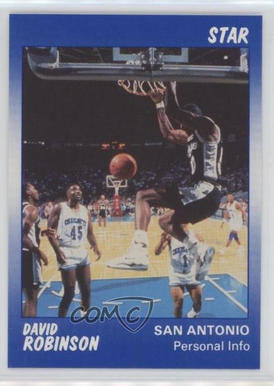 1990-91 Star David Robinson Blue David Robinson #9 HOF 0q3