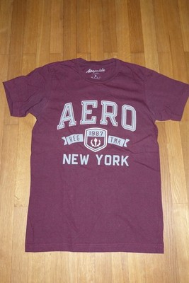 Weinrotes T-Shirt für Jungs oder Männer Gr S bzw. 176 AEROPOSTALE