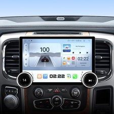 Dodge Ram 1500 2500 3500 Touchscreen Stereo with CarPlay  GPS Navigation