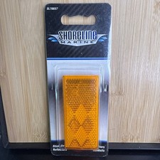 Shoreline Stick on Reflector Orange Pack of 2 Peel and stick 7.9 cm by 3.8 cm