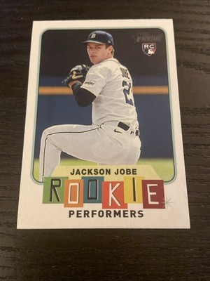 2025 Topps Heritage High Number - Rookie Performers Jackson Jobe #RP-14 (RC)