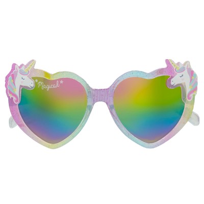 Kinder Sonnenbrille UV-Schutz für Sommer Urlaub Mädchen Einhorn PRKG177