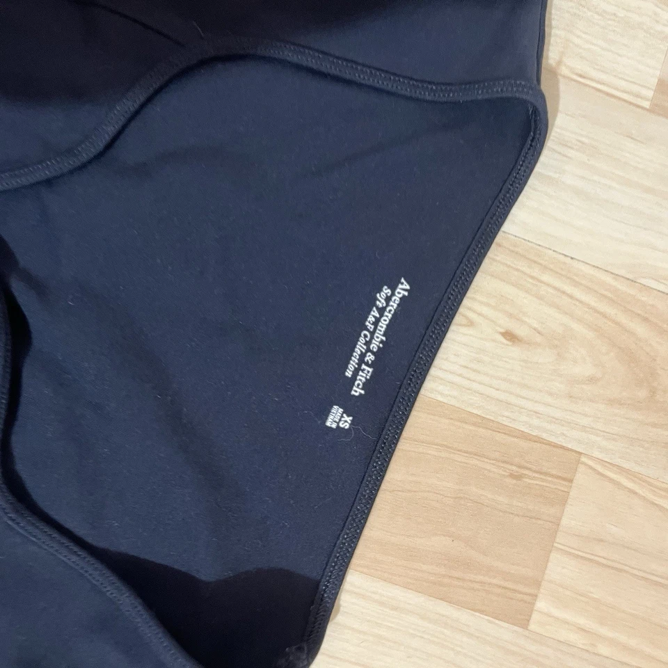 Body Abercrombie & Fitch Sweetheart manga larga negra para mujer XS Foto 2 de 3