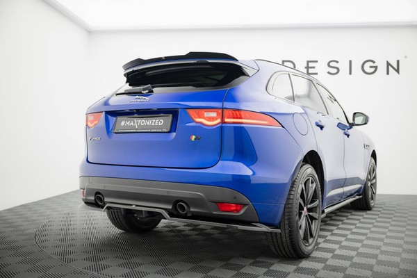 Maxton Design Heckspoiler Lippe Passend FüR Jaguar F-Pace R-Sport Mk1 Fl Schwarz-image