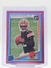 SHEDEUR SANDERS 2025 DONRUSS OPTIC PINK PRIZM RATED ROOKIE #203 Q7060