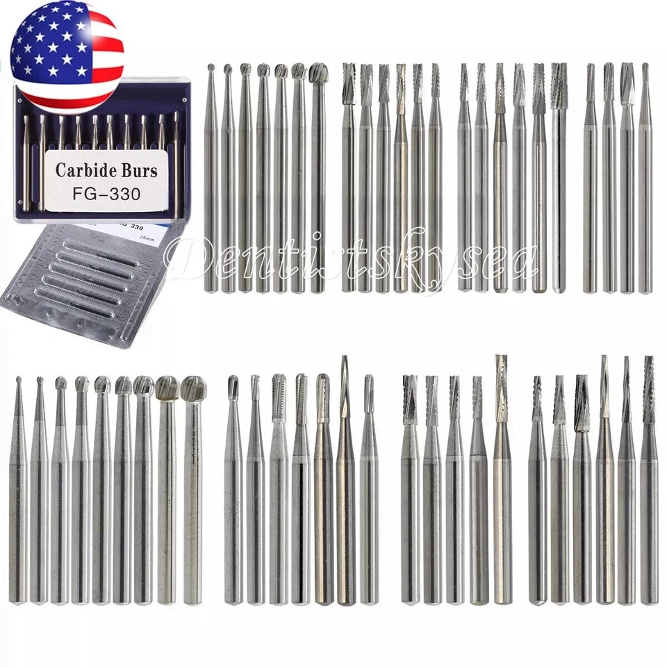 (Surgical) Dental Tungsten Carbide Bur Friction Grip FG for High Speed Handpiece - Image 1 of 1