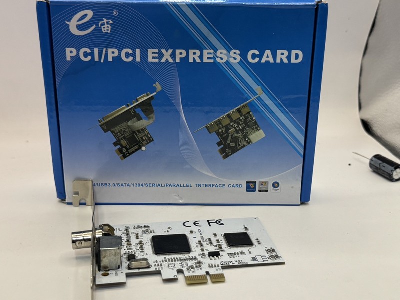PCI-X Express Capture card CX2388x - VHS Decode - BNC Connector Fitted