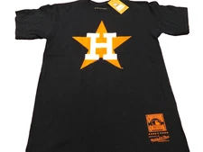 MITCHELL & NESS MLB COOPERSTOWN COLLECTION HOUSTON ASTROS BLUET-SHIRT SIZE L