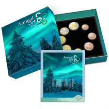 2025 Finland 8-Coin EURO PROOF Set - The Northern Lights