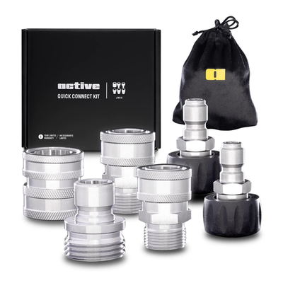 #ad Active M22 14Mm Pressure Washer Quick Connect Kit 304 Stainless Steel M22 14Mm $100.80
