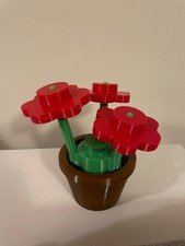 14.5cm Upscaled life sized Lego Flowers buildable parts - Lewisonic 
