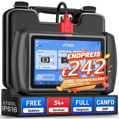 USED XTOOL IP616 Bidirektionales Scan-Tool, OBD2 Diagnosegerät, Aktiver Test