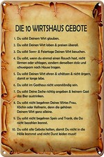 Schild Blech 20x30cm - Made in